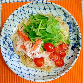 サラダ素麺♪